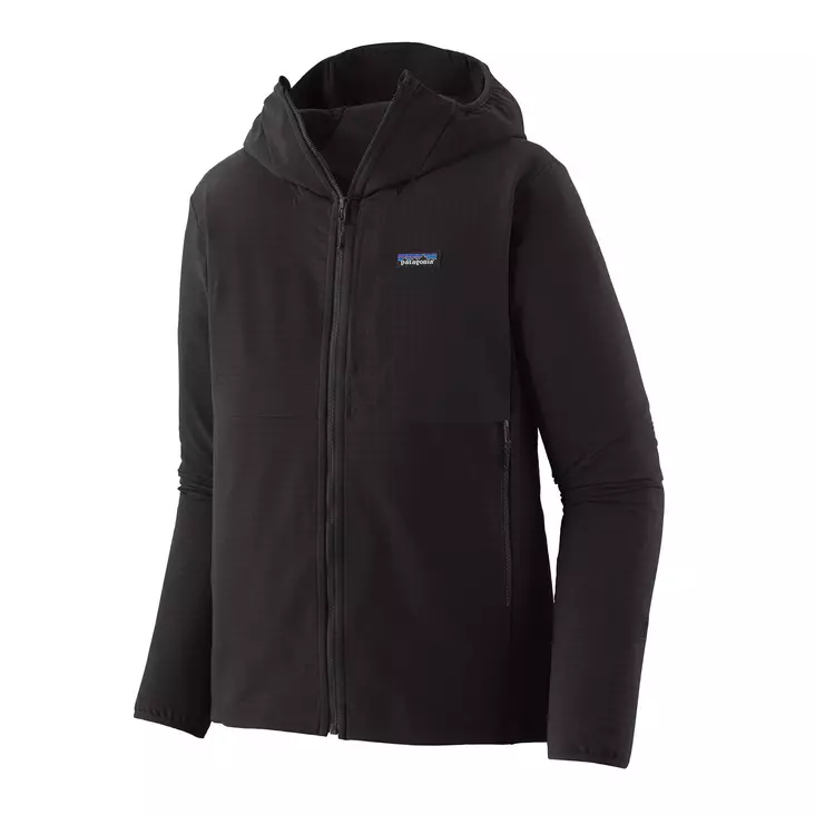 Patagonia Mens R1 TechFace Hoody Black - Fleecetrøjer - 196924301528 - 1