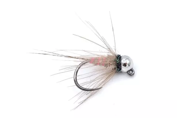 Pink Rib killer with Silver Bead - Vådfluer - 06429810537478 - 1