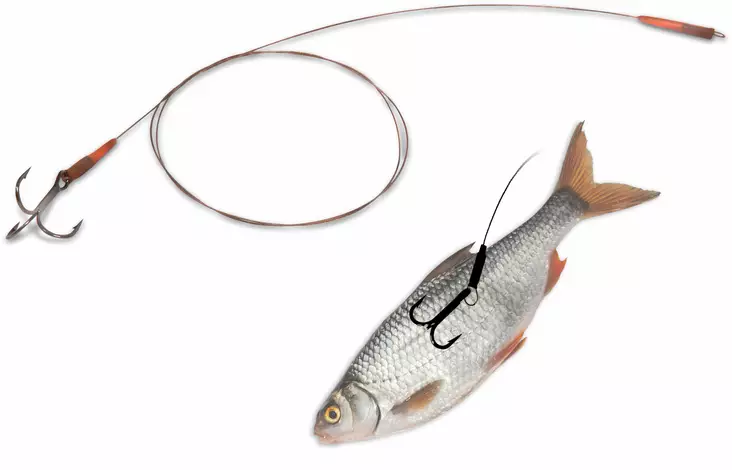 Quantum Mr. Pike Float Rig Leader camo 14kg - Flåd og rigs - 4029569206148 - 1