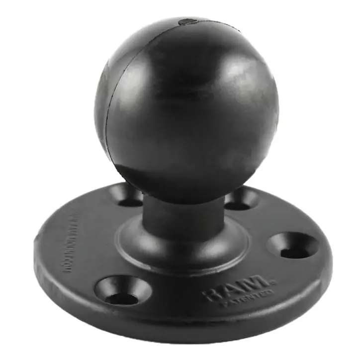 RAM Large Round Plate with Ball D - RAM Mounts, D-størrelse - 793442941658 - 1