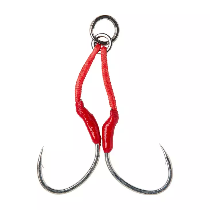 Savage Gear Bloody Assist SJ Double #1/0 - Assist- & inline-enkeltkroge - 5706301781468 - 1