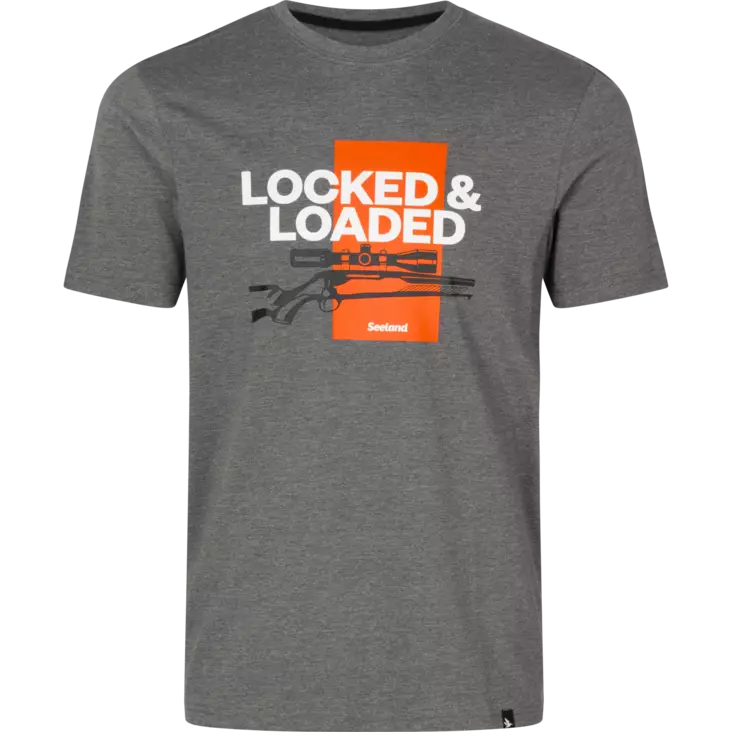 Seeland Loaded T-Shirt Grey Melange - Jægertrøjer - 5714733651778 - 1