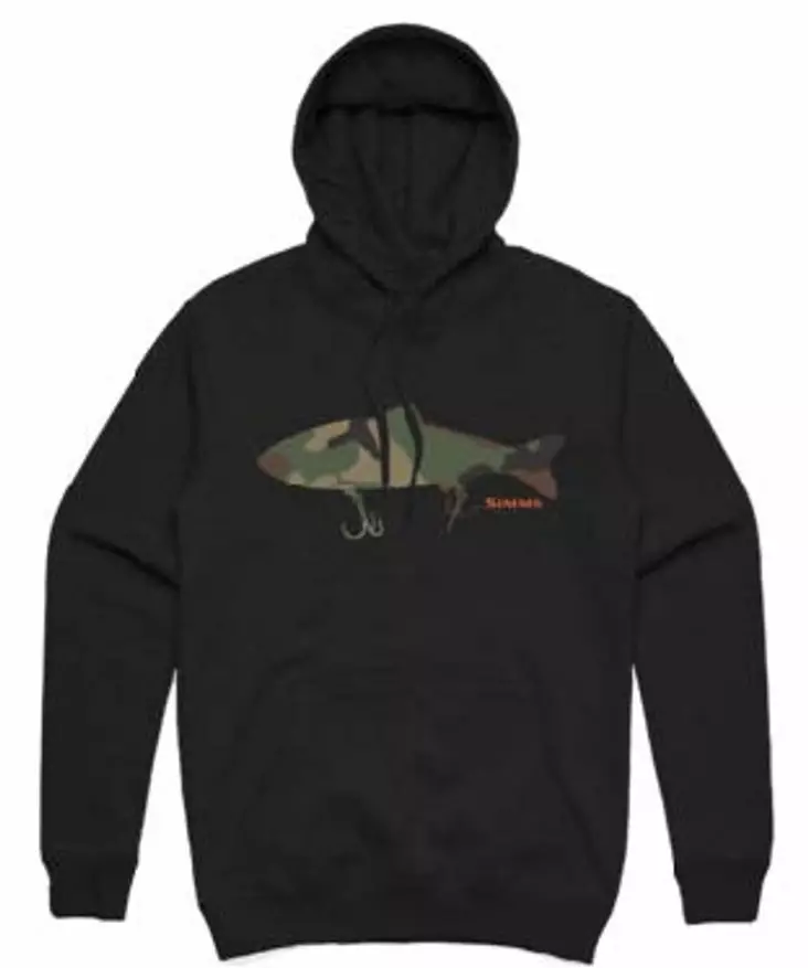 Simms Bass Destruction Hoody Black - Hættetrøjer - 694264552698 - 1