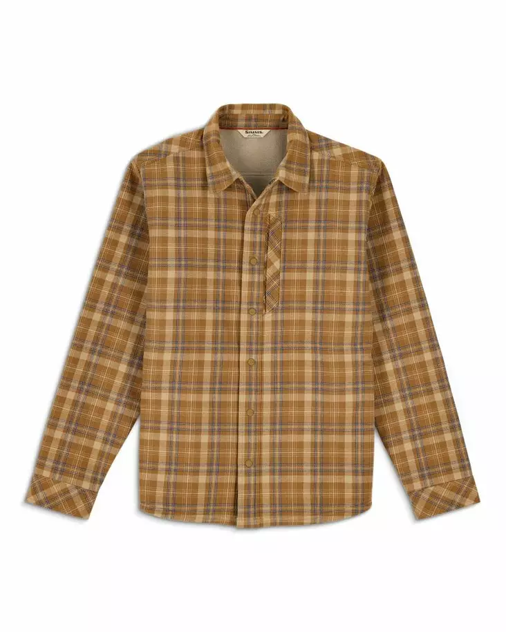 Simms Coldweather Shacket Schooner Plaid: Bronzeback - Øvrige jakker - 694264695708 - 2