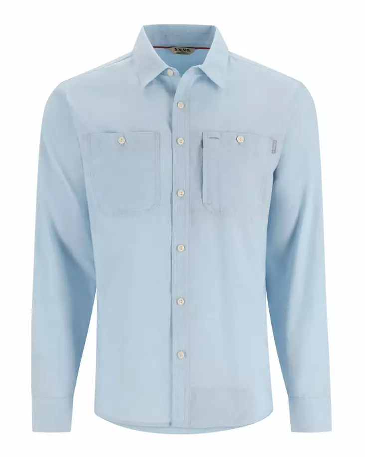 Simms Cutbank Chambray Shirt Sky Chambray - Skjorter - 694264610008 - 2