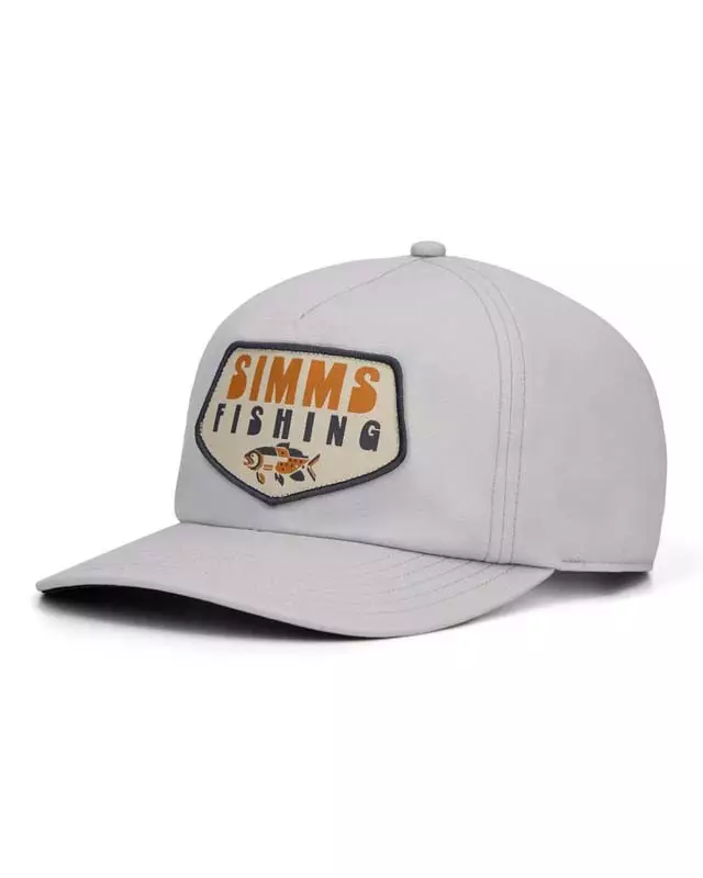 Simms Double Haul Cap Overcast Abstract Bass - Kasketter - 694264709818 - 1