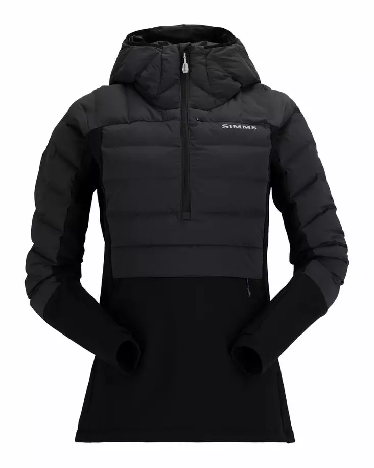 Simms Women's ExStream Pull-Over Hoody Black - Mellemlagjakker - 694264686348 - 2