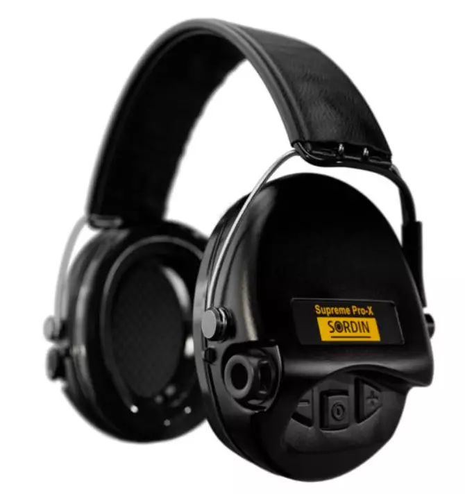 Sordin Supreme Pro-X Hear2 Black - Høreværn - 7392749009158 - 1