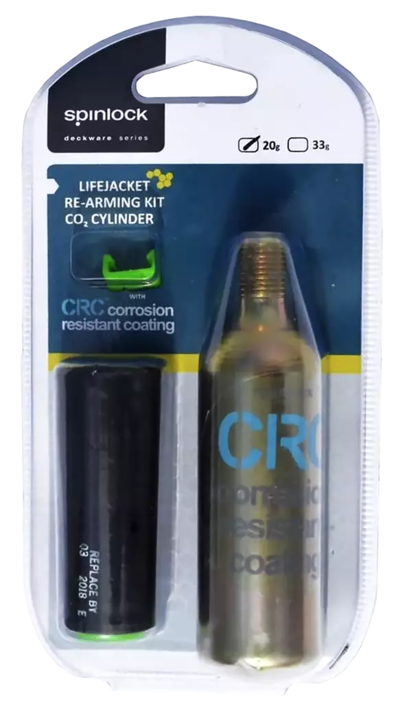 Spinlock Rearming Kit 20g - Reservepatroner til redningsveste - 5025138505468 - 1
