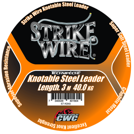 Strike Wire Knottable Steel Leader 20kg - Forfangsmateriale - 7340029401598 - 1