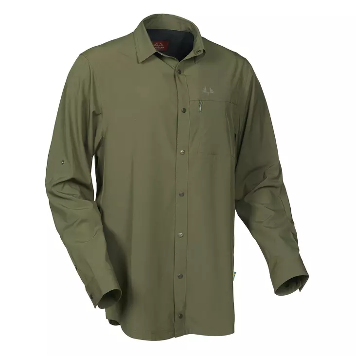 Swedteam Alpha Light Shirt Forest Green - Jægertrøjer - 7330144049928 - 1