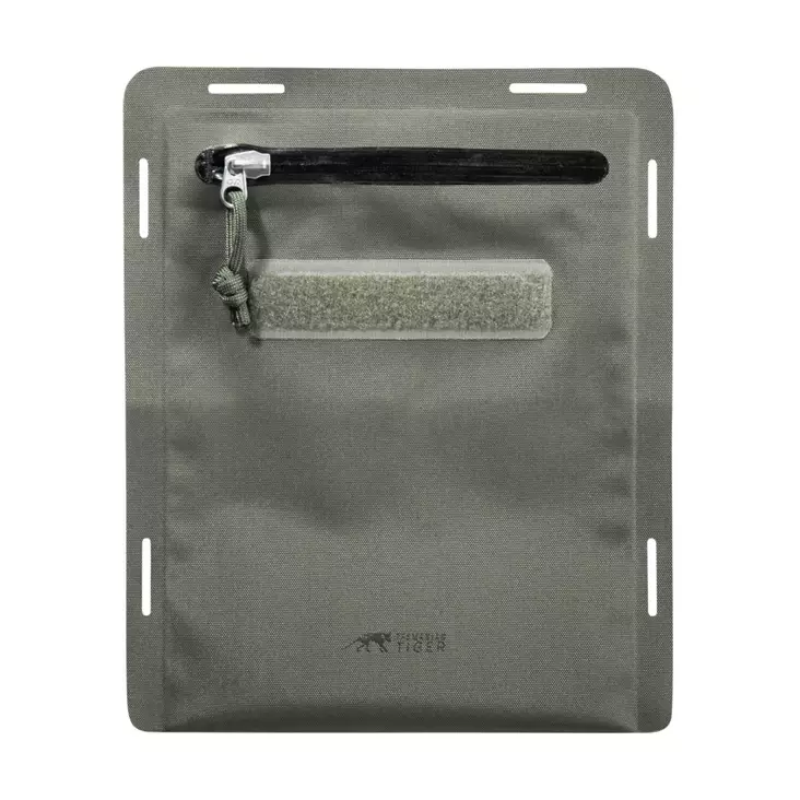 Tasmanian Tiger Pouch A5 WR Stone Grey Olive - Lommer til plate carriers - 4013236396508 - 2