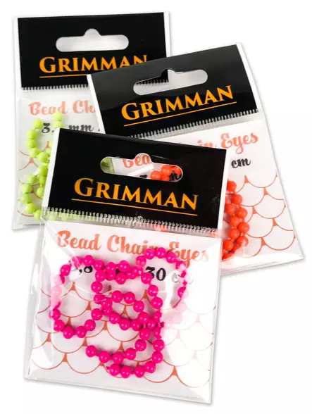 Grimman Bead Chain Eyes 3,8mm Painted - Vægtbriller - 11808019 - 1