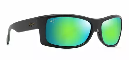Maui Jim Equator - Matte Rubber Black Frame with Maui Green Lens - Glaslinser - 603429068899 - 1