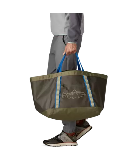 Patagonia Black Hole Gear Tote Basin Green with Fitz Trout - Udstyrstasker - 198077513889 - 2