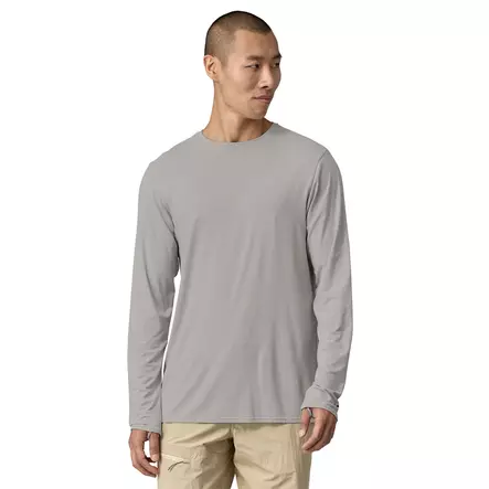 Patagonia Mens Tropic Comfort Natural Crew, Tailored Grey - Skjorter - 195699631069 - 2