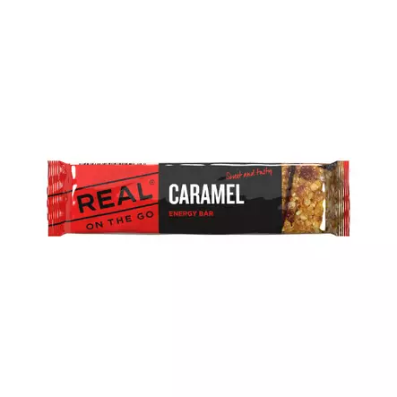 Real Turmat Caramel Energy Bar - Campingmadras - 7036480092559 - 1