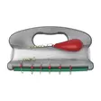 Kinetic Fiskeharpe Tyttebærkrok - Færdige havrigs - 5707461329149 - 1