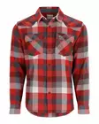 Simms Santee Shirt Auburn Red Slate Buffalo Check - Skjorter - 694264625569 - 1