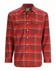 Simms ColdWeather Shirt Cutty Red Asym Ombre Plaid - Skjorter - 694264624319 - 1