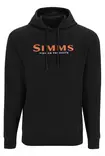 Simms Logo Hoody Black - Hættetrøjer - 694264661789 - 1