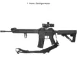 UTG BOLLA 2 to 1 Point Conversion QD Sling Black - Taktiske våbenremme - 4717385555969 - 4