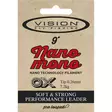 Vision Nano Mono Leader 9' 4X - Taperede Nylon -forfang - 6417512814447 - 2