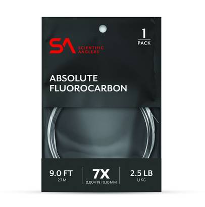 Scientific Anglers Absolute fluorocarbon leader - Taperede Fluorcarbon -forfang - 840309134989 - 1