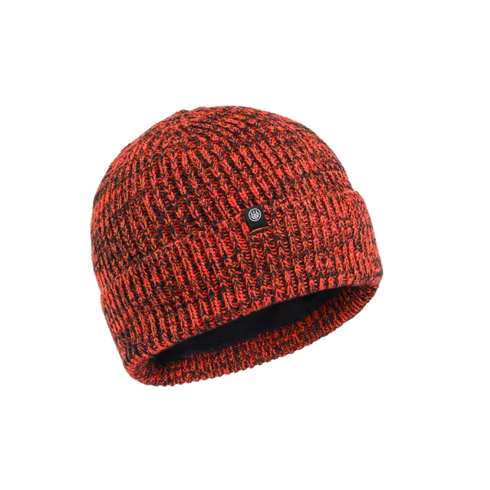 Beretta Marten Beanie Black & Orange - Jægerens hovedbeklædning - 8051832672189 - 1