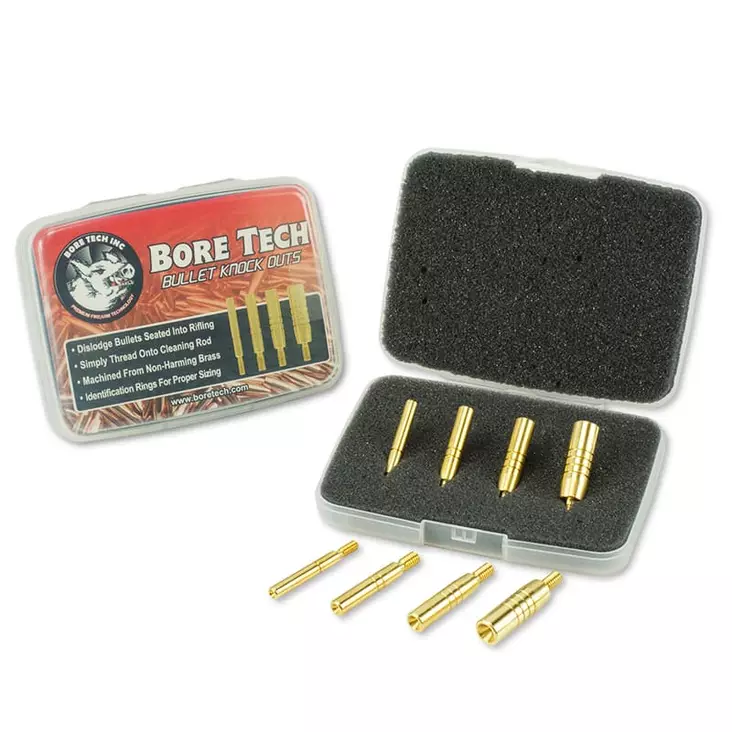BoreTech Bullet Knock-out Set .17 Cal - .50 Cal - Øvrige våbenvedligeholdsprodukter - 667739980739 - 2
