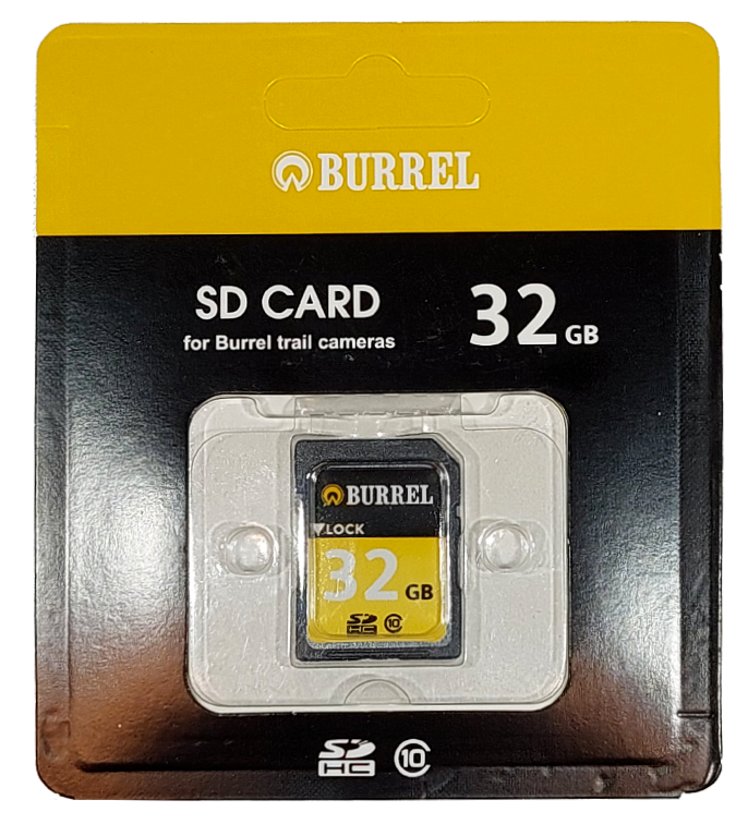 Burrel 32 GB SD muistikortti - Vildtkameraer og -tilbehør - 6438347045929 - 1