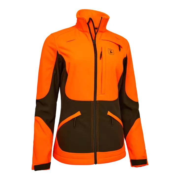 Deerhunter Lady Rogaland Softshell Jacket Safety Orange - Damejagtjakker - 5702827243909 - 1
