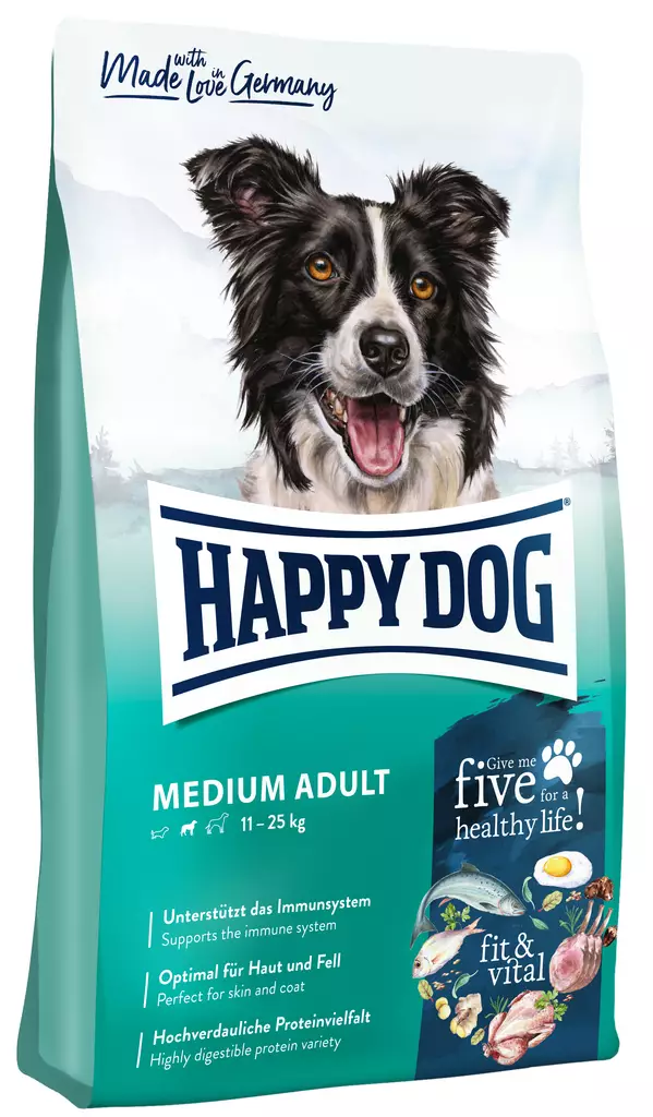 Happy Dog Fit & Vital Adult Medium - Happy Dog Fit & Vital hundefoder - 60759 - 1