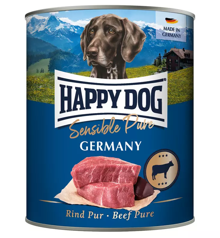 Happy Dog Sensible Pure Germany 400g - Happy Dog Sensible Pure -kødfoder - 61069 - 2