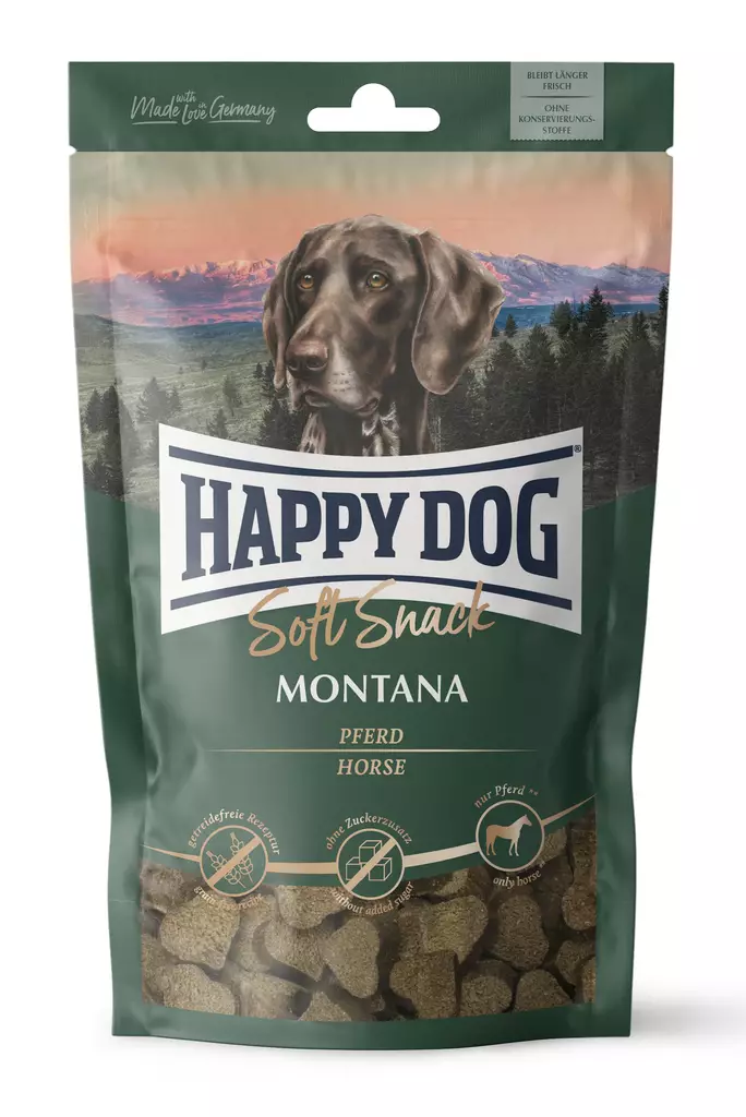 Happy Dog Soft Snack Montana 100g - Happy Dog Snack -træningsgodbidder - 60689 - 1
