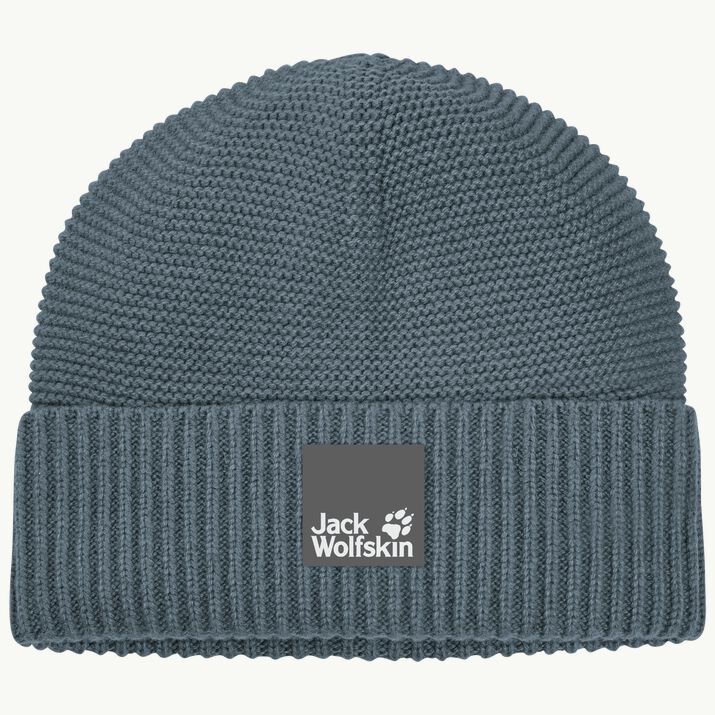Jack Wolfskin Nature Wool Beanie Slate Blue - Huer - 4064993574999 - 1