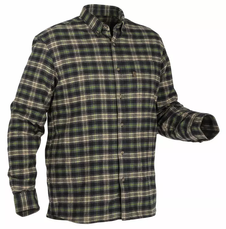 Nordhunt Melmore Flannel Shirt Olive - Jægertrøjer - 1000000017939 - 3