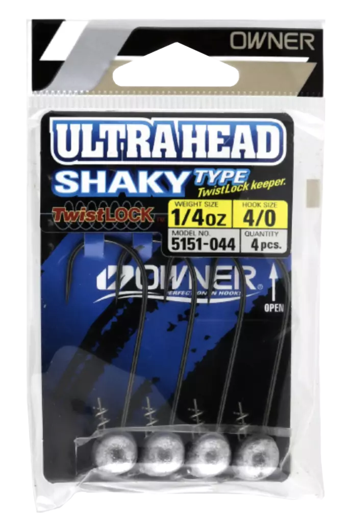 Owner Shaky Head 4pcs - Jighoveder - 4953873090189 - 1