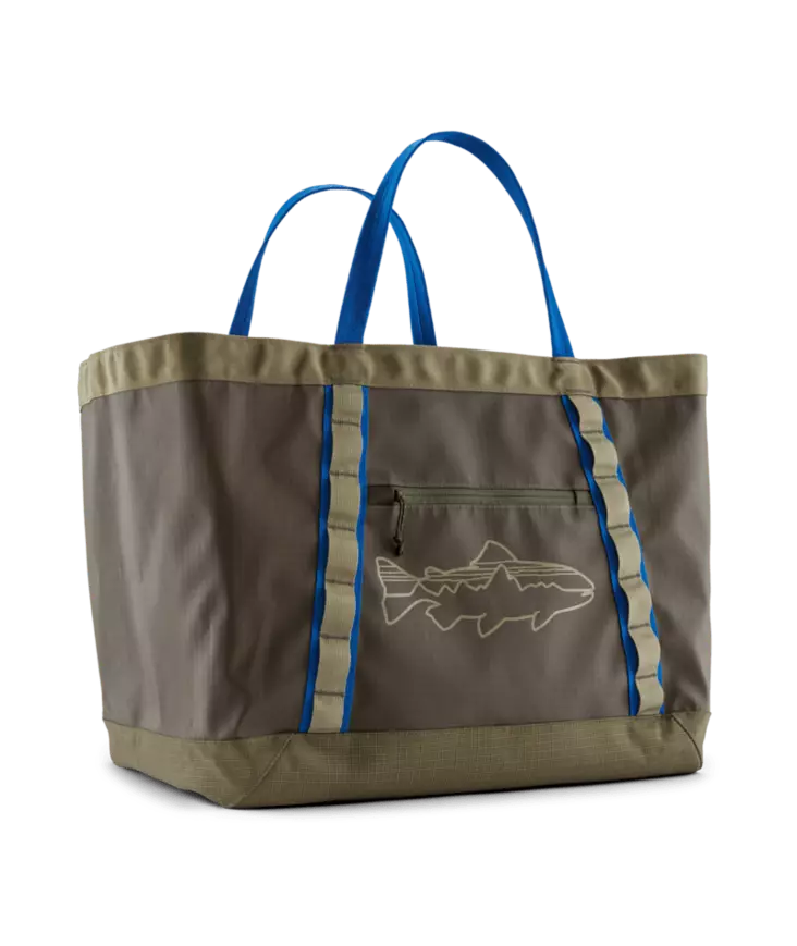 Patagonia Black Hole Gear Tote Basin Green with Fitz Trout - Udstyrstasker - 198077513889 - 1