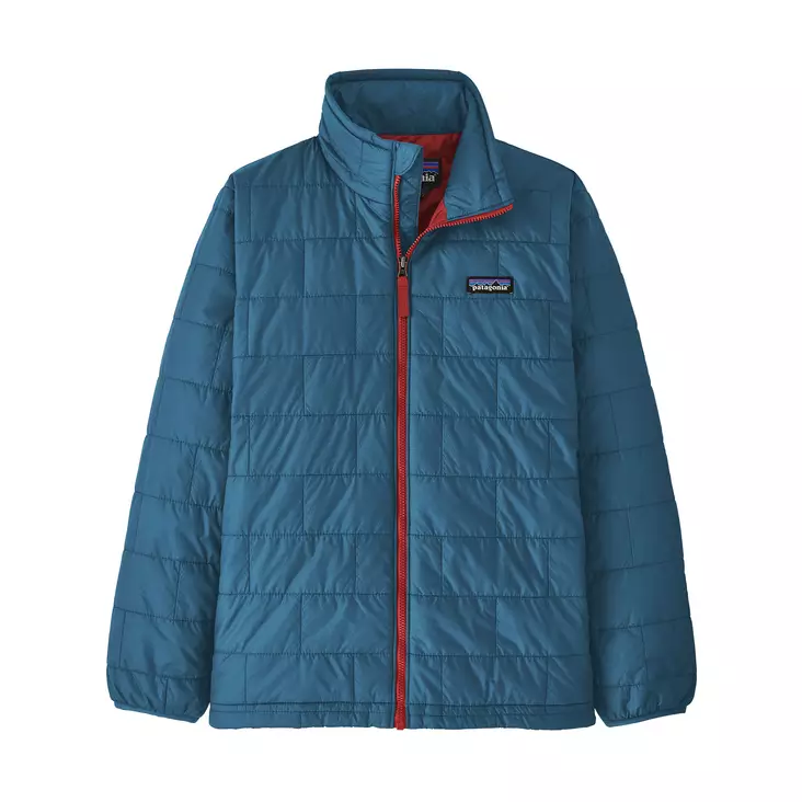 Patagonia K's Nano Puff Brick Quilt Jacket Wavy Blue - Mellemlagjakker - 195699071469 - 1