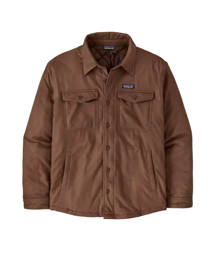 Patagonia M´s Lightweight Insulated Fjord Flannel Shirt Berm Brown - Skjorter - 199346021319 - 1