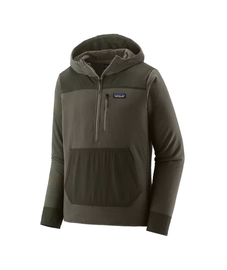 Patagonia M´s R2 TechFace Pullover Basin Green - Fleecetrøjer - 198077922049 - 1