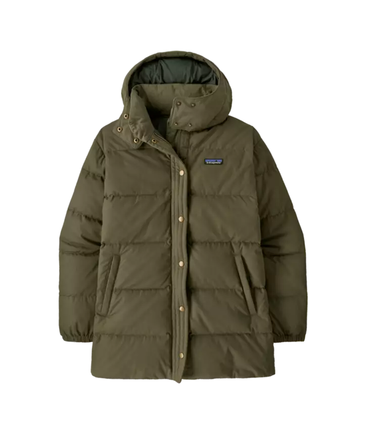 Patagonia W´s Cotton Down Parka Basin Green - Dunjakker damer - 198077467519 - 1