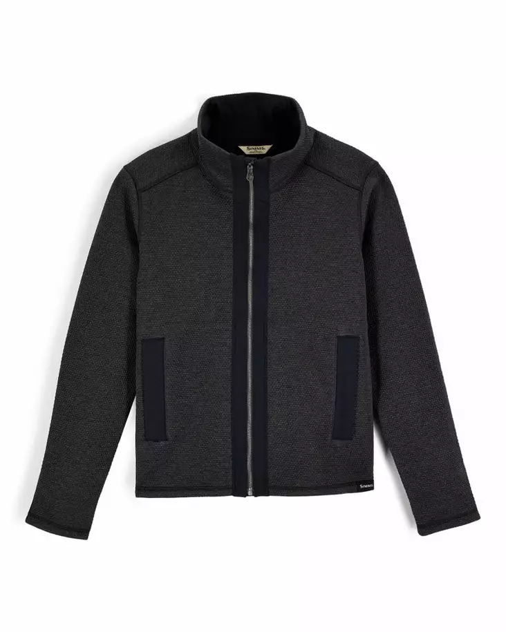 Simms Women's Harbor Fleece Black Heather - Fleecetrøjer - 694264701249 - 2