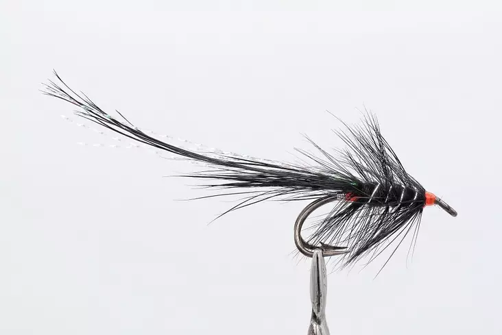 Uppobomber Black Salmon Fly - Dobbeltkrog - 8859202530349 - 1
