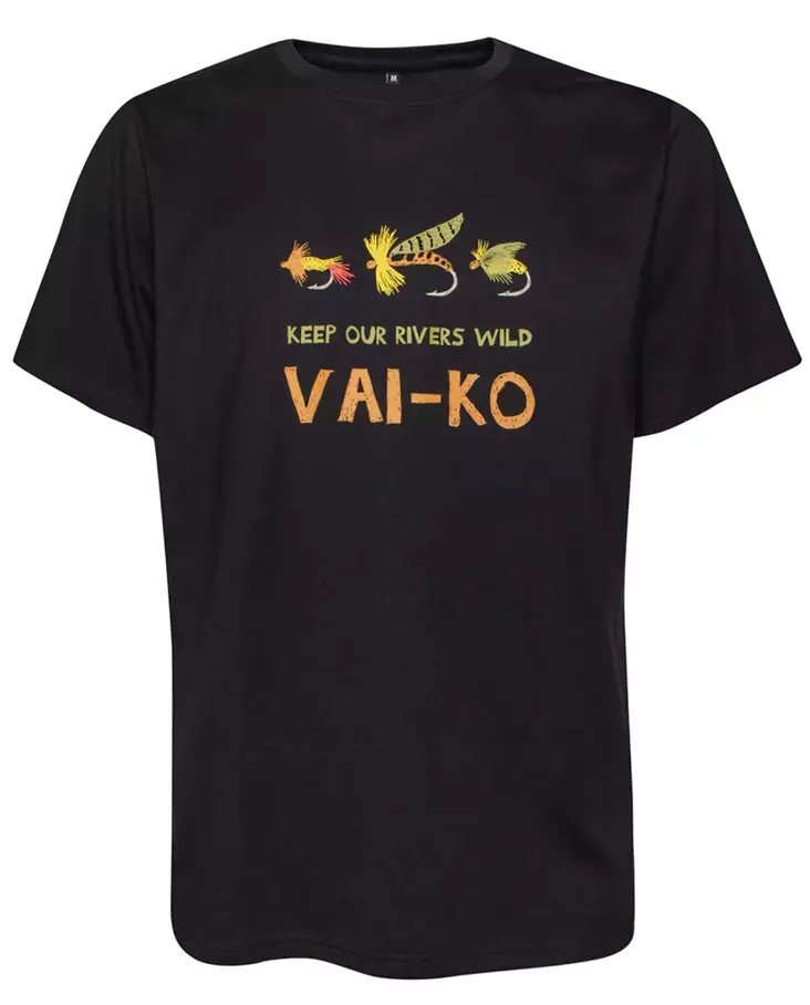 VAI-KO Flyfisher T-Shirt Black - T-shirts herre - 6430072388449 - 1