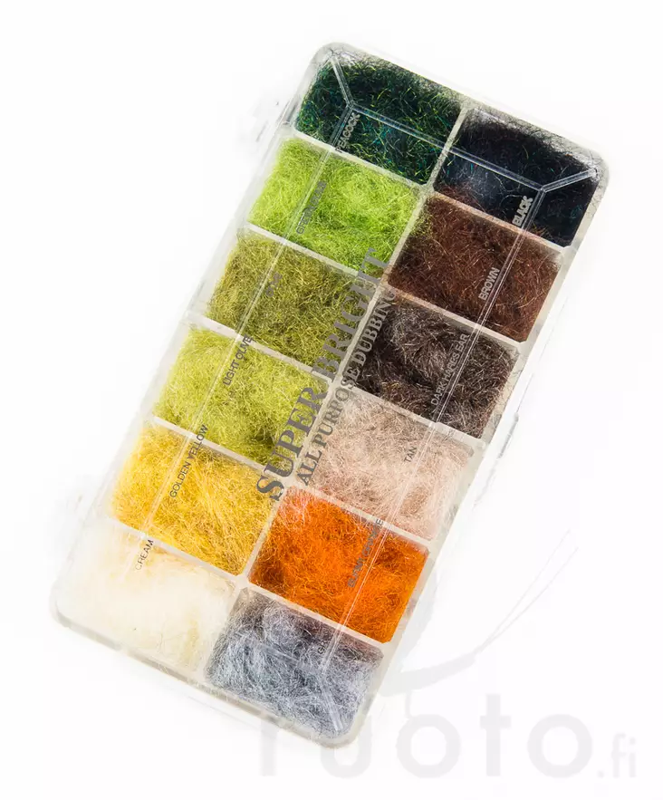 Wapsi Super Bright All Purpose Dub Dispenser I -dubbinglajitelma - Dubbing sortimentsæt - 053526352139 - 1