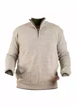 Nordhunt Runar Quarter Zip Savanne Melange - Jægertrøjer - 40451-SAV-L - 1