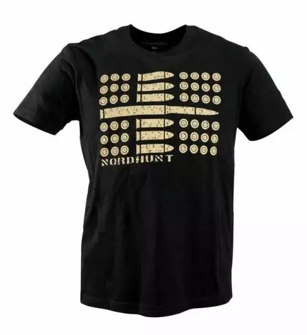 Nordhunt Ammo Flag T-Shirt Black - Jægertrøjer - 25204-B-2XL - 1