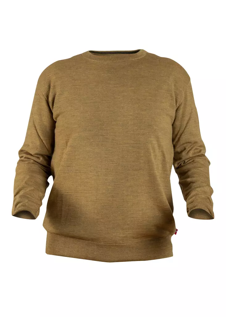 Nordhunt Asbjorn O-Neck Knit Straw Melange - Jægertrøjer - 40450-SM-XL - 1